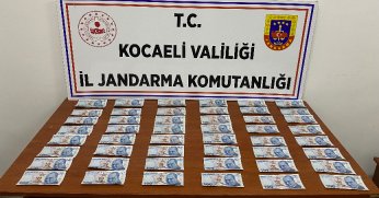 Jandarma ekipleri sahte para ele geçirdi