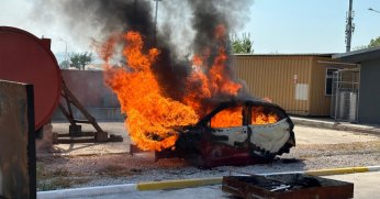 İtfaiyeden Ford Otosan’a yangına müdahale eğitimi