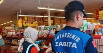 Zabıta ekipleri, market denetimlerine devam ediyor