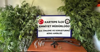 Kartepe'de uyuşturucu baskını