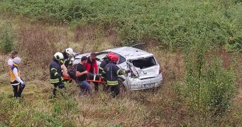 Şarampole yuvarlandı