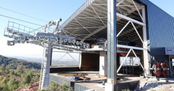  Teleferik’te ana hat boyunca haberleşme halatı