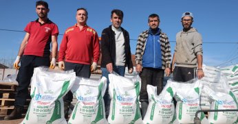 Çiftçilere yüzde 50 hibeli gübre dağıtımı başladı