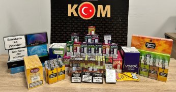 İzmit ve Gölcük'te kaçak sigara ele geçirildi
