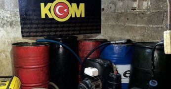 101 bin litre kaçak akaryakıt ele geçirildi