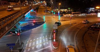 Tramvay hattı kavşaklarında sinyalize çalışması