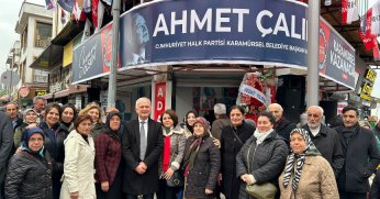   Ahmet Çalık miting gibi seçim bürosu açılışı gerçekleştirdi