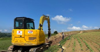 İSU, KANDIRA VE İZMİT’TE TARIMSAL SULAMA İÇİN YENİ SULAMA SUYU HATLARI YAPIYOR
