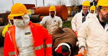 İtfaiyeden İZAYDAŞ’a arama-kurtarma eğitimi