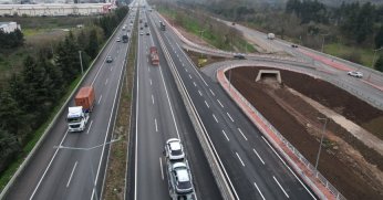 Stadyum bağlantı yolunda tamamlanan kısımlar trafiğe açıldı