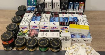 1 ton 100 kilo kaçak tütün ele geçirildi