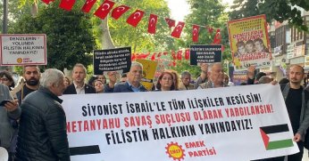 İktidar siyonist İsrail'le siyasi, askeri, ticari her türlü ilişkilerini kesmeli