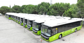 Büyükşehir’in 20 yeni otobüsü teslim edildi