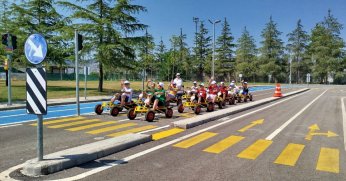 Trafik Eğitim Parkında yaz eğitimleri başladı