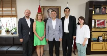 Başkan Gökçe’ye Nezaket Ziyaretleri