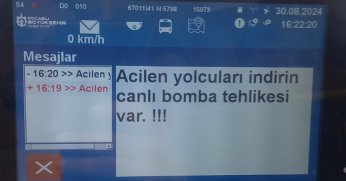 Otobüslerde “canlı bomba” paniği!