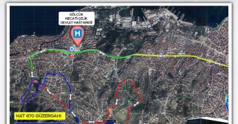 Gölcük’te yeni hastane için 3 hatta güzergah değişikliği