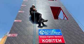 İtfaiyeden UMKE’ye iple erişim eğitimi