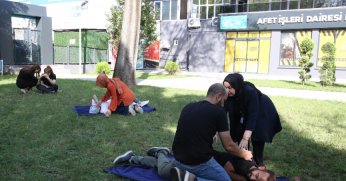 Afet İşleri personeline ilk yardım eğitimi