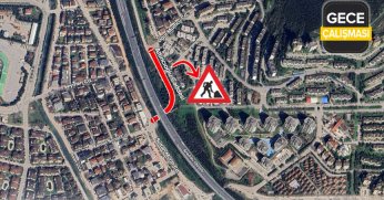 Alikahya tramvay yolunda trafik düzenlemesi