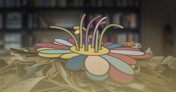 Atık kâğıtlar sanata dönüşüyor