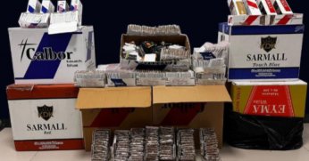 Başiskele 'de 100 bin makaron ele geçirildi!