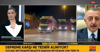 Deprem bölgesinden elimizi çekmedik