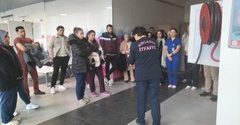 Şehir Hastanesi personeline acil durumu eğitimi