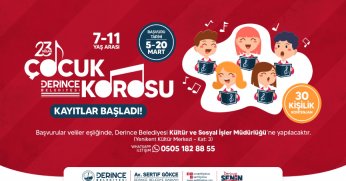 23 Nisan Çocuk Korosu Kayıtları Başladı