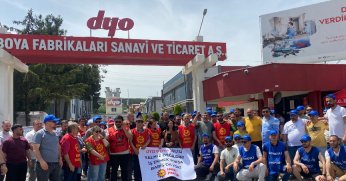 DYO işçilerinin grevi 3’üncü gününde 