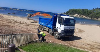 Kandıra plajları yeni sezona hazırlanıyor