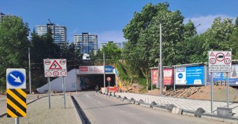 Alikahya Stadyum Tramvay Hattı’nda 1. Etap sona doğru
