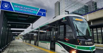 Şehir Hastanesi tramvay hattı rekor kırdı