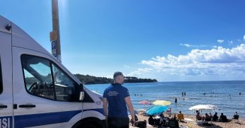 Nakil Ambulans sahillerdeki nöbetini tamamladı