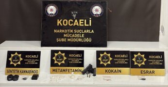 İzmit ve Gölcük ilçelerinde  uyuşturucu operasyonu