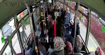 Büyükşehir otobüs şoföründen duyarlı davranış