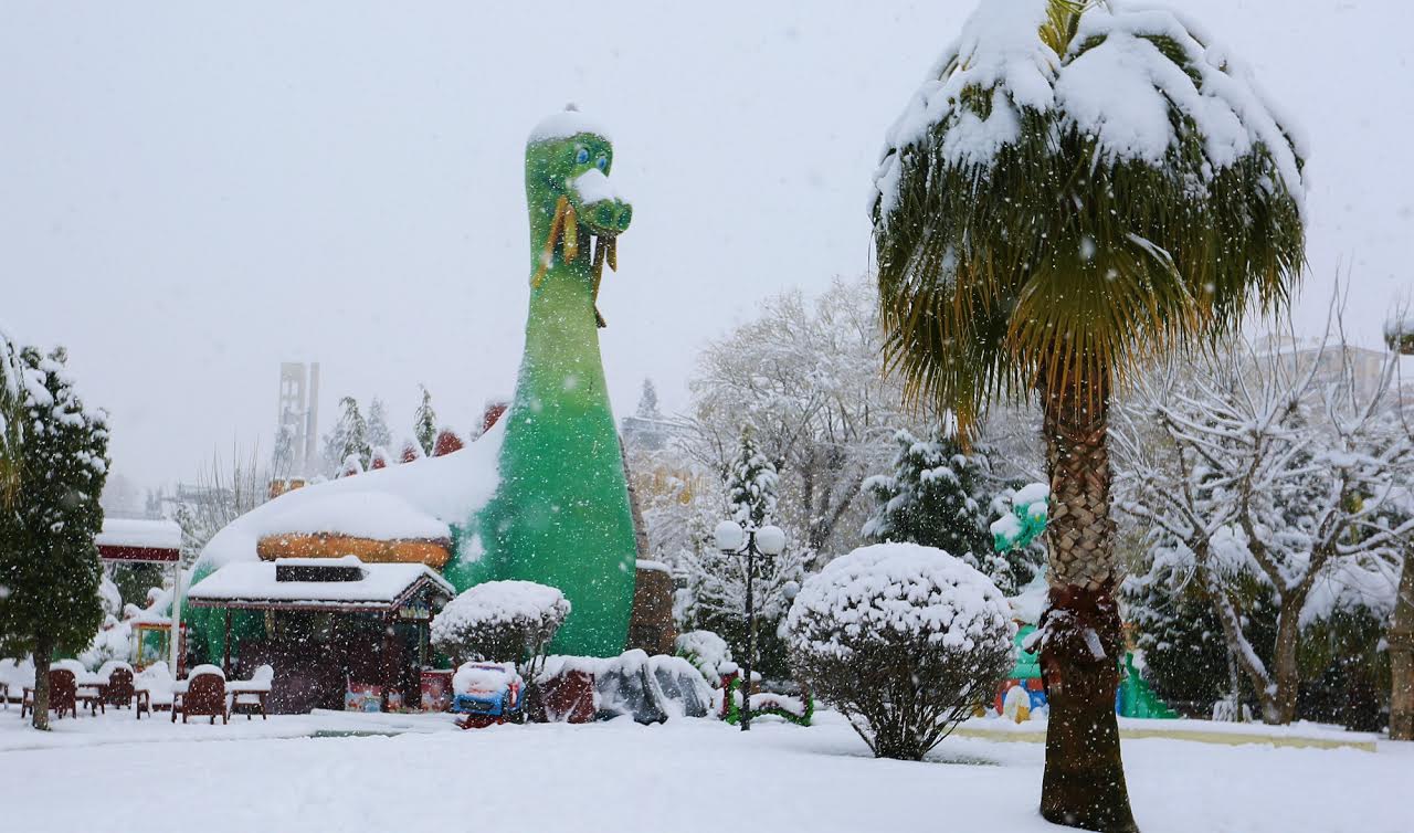 Derince'den kar manzaraları
