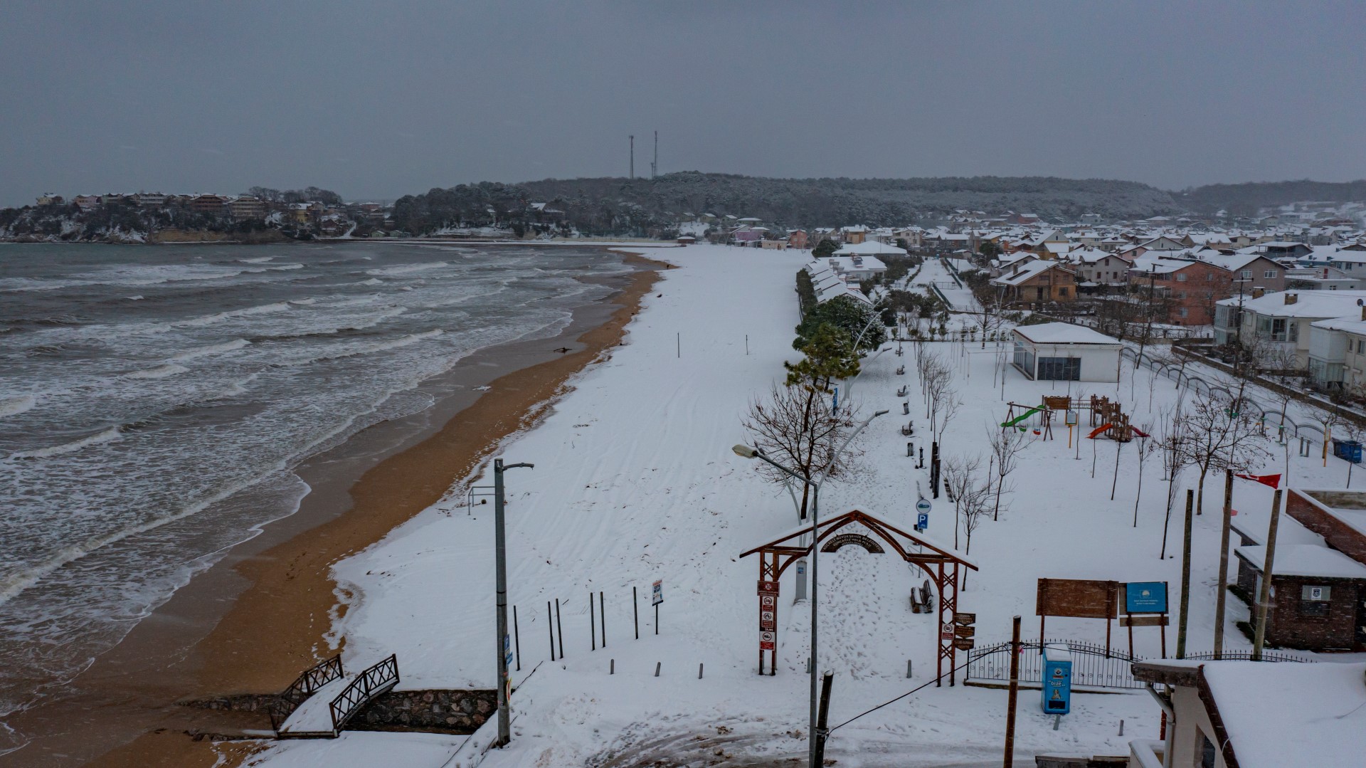 Kocaeli karda bir başka güzel