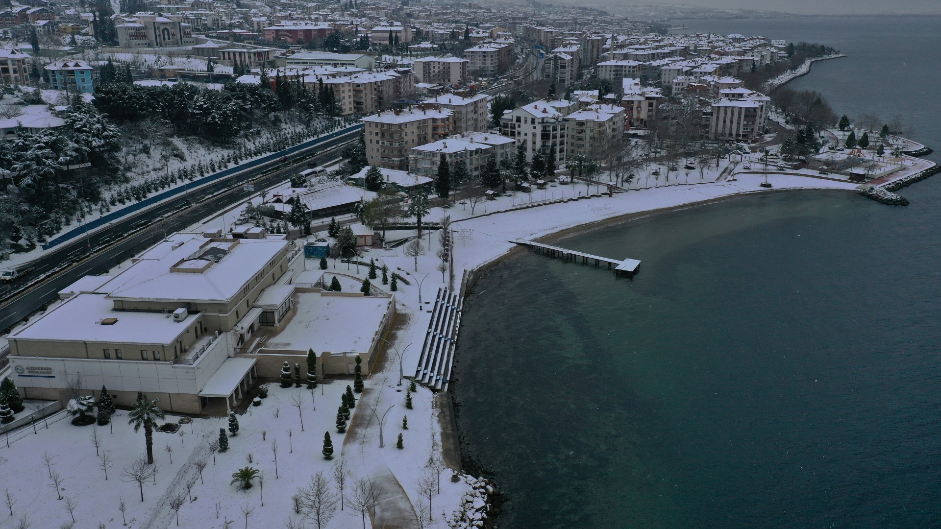 Kocaeli karda bir başka güzel