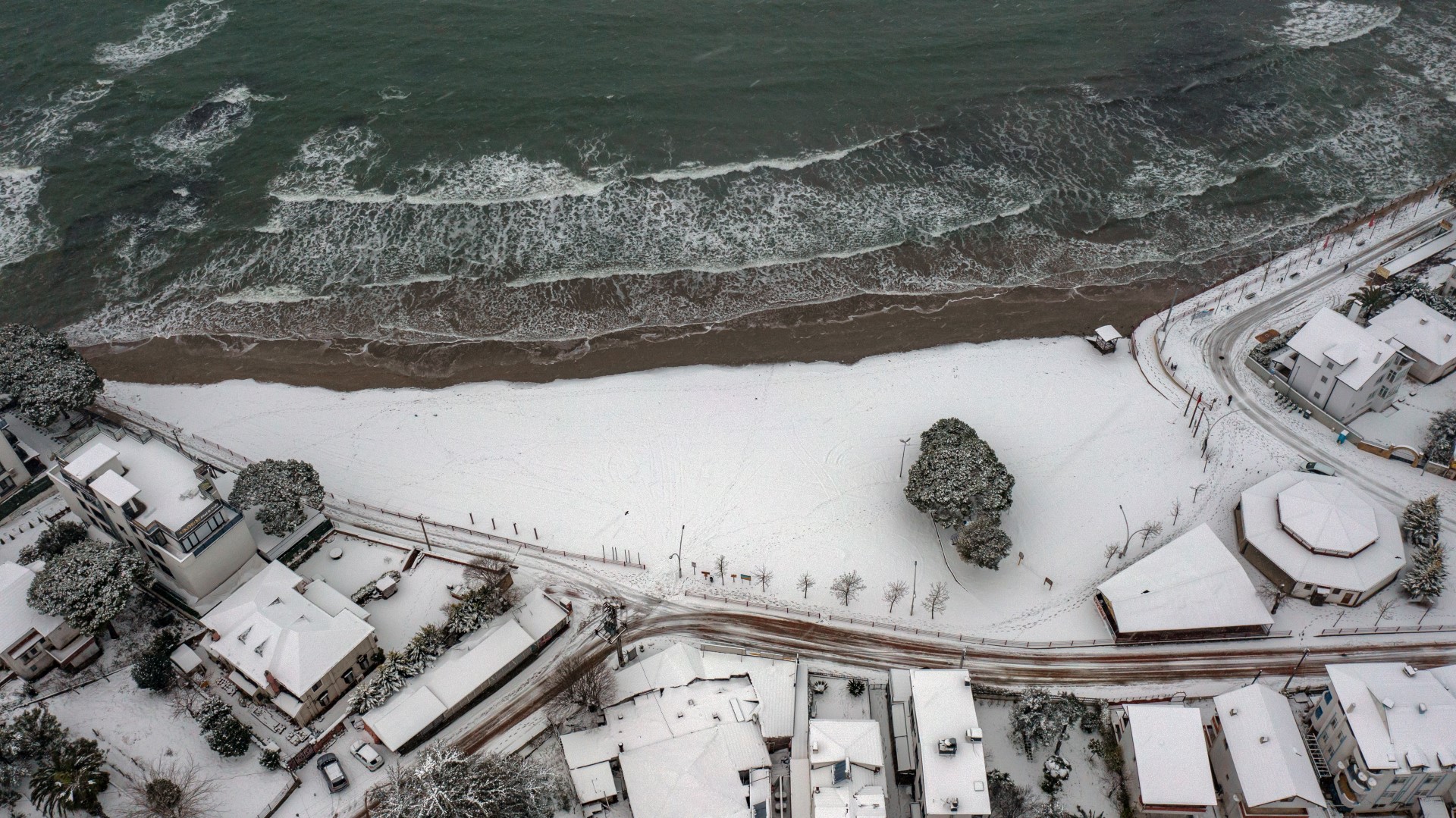 Kocaeli karda bir başka güzel
