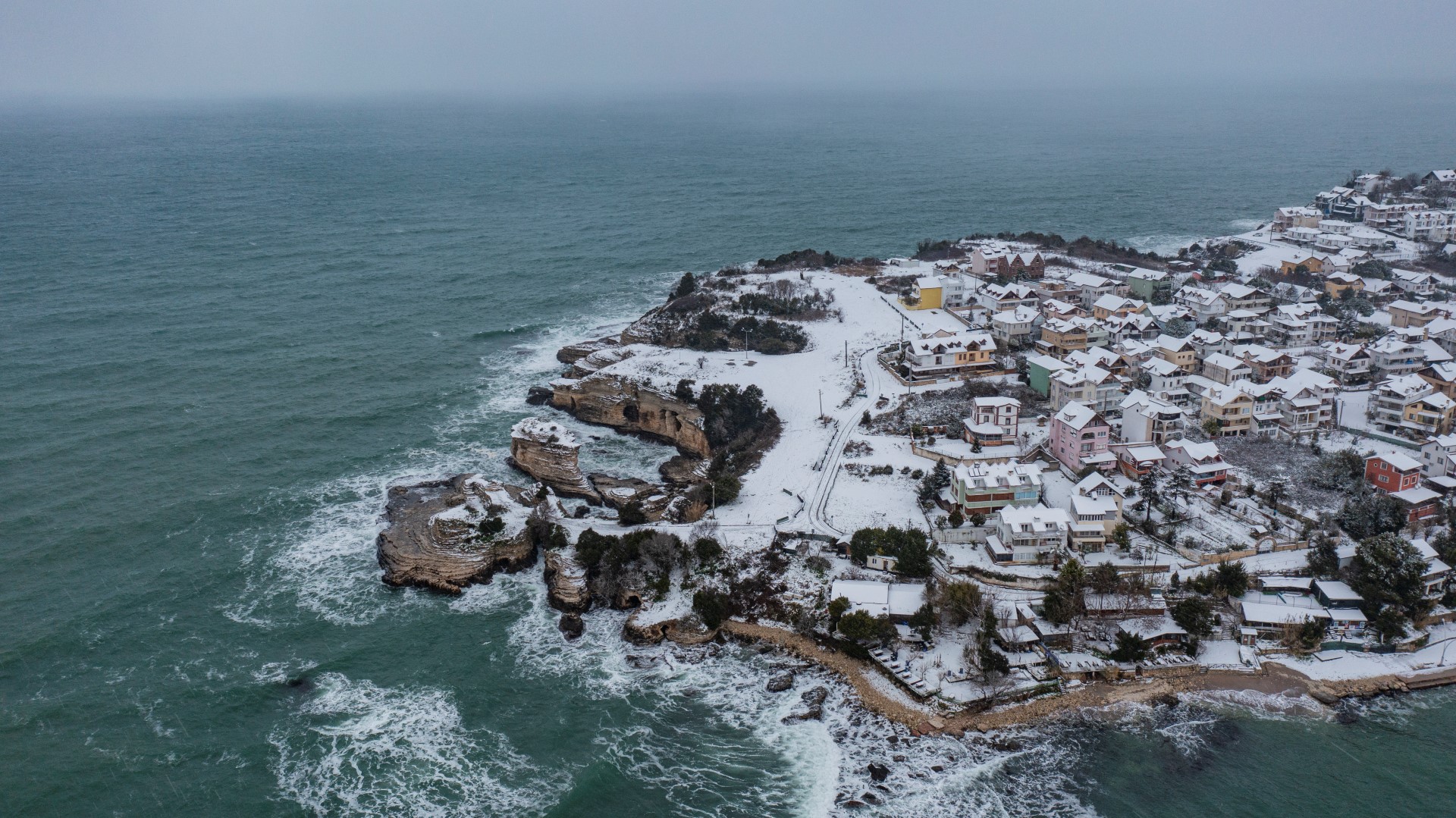 Kocaeli karda bir başka güzel