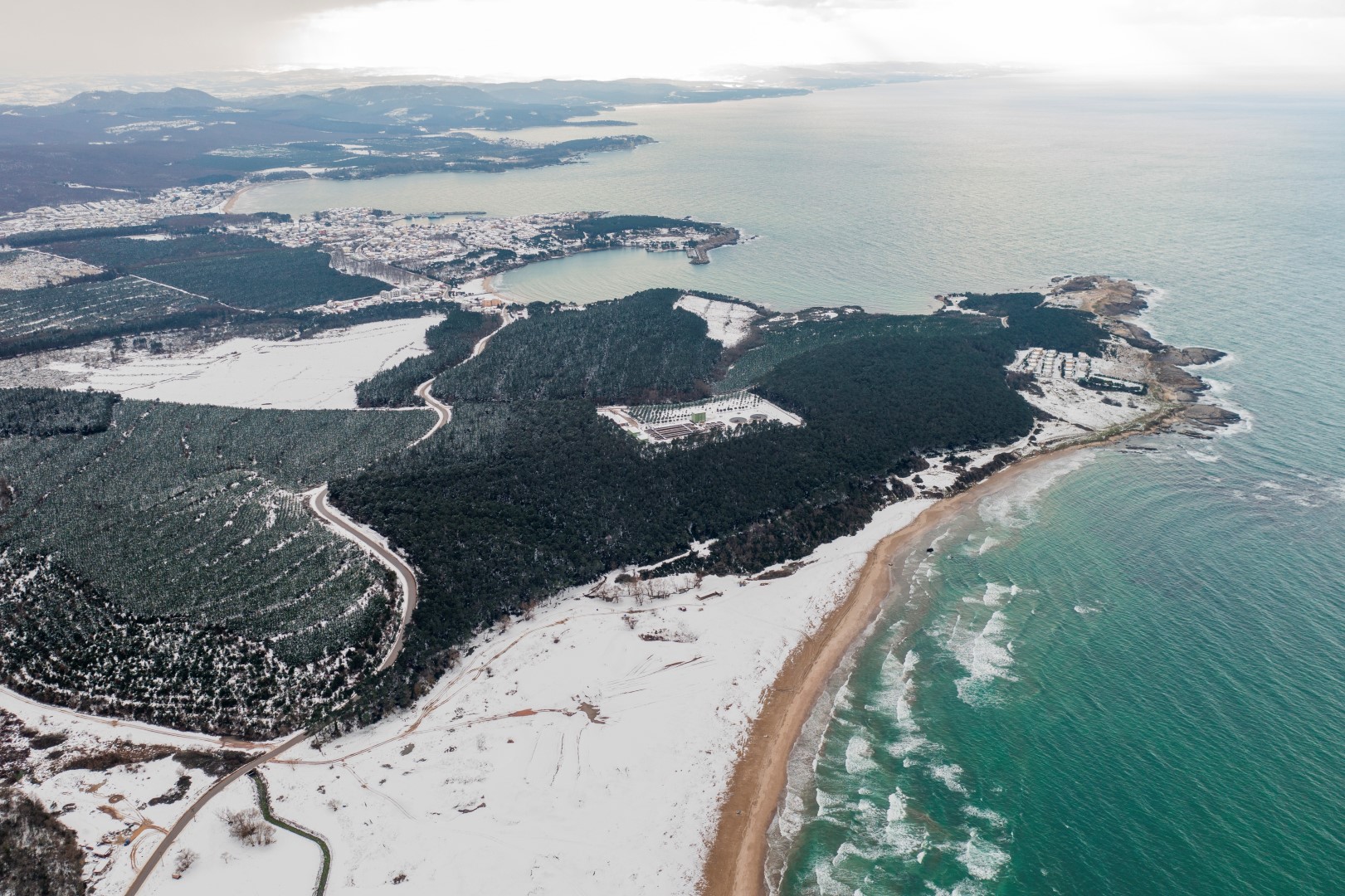 Kocaeli karda bir başka güzel